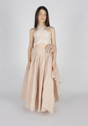 Gonnellone Lungo con Short Interno e Spacco Lato - Fun&Fun Couture