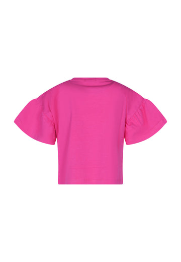 T-shirt Fun&Fun in Cotone con Mezze Maniche Larghe